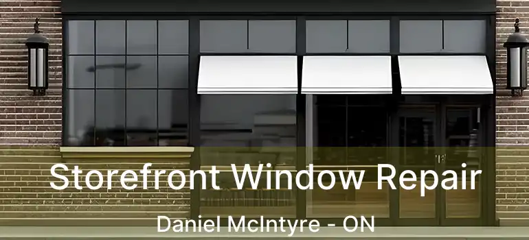  Storefront Window Repair Daniel McIntyre - ON