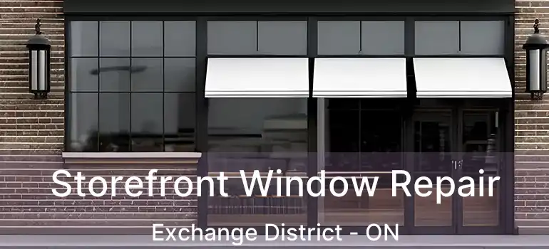  Storefront Window Repair Exchange District - ON