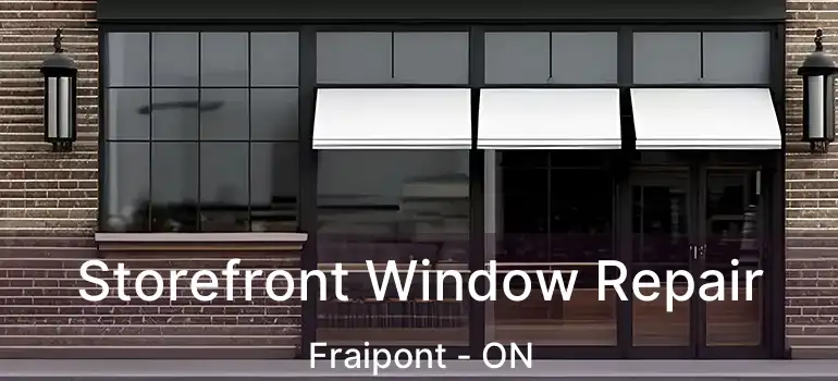  Storefront Window Repair Fraipont - ON