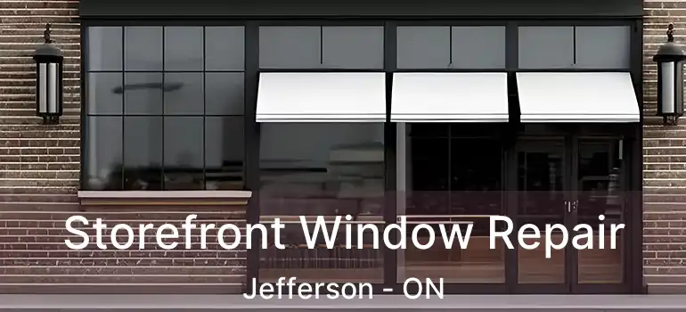  Storefront Window Repair Jefferson - ON