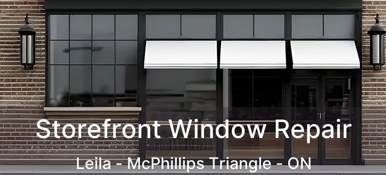  Storefront Window Repair Leila - McPhillips Triangle - ON