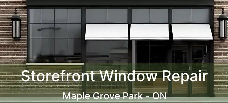  Storefront Window Repair Maple Grove Park - ON