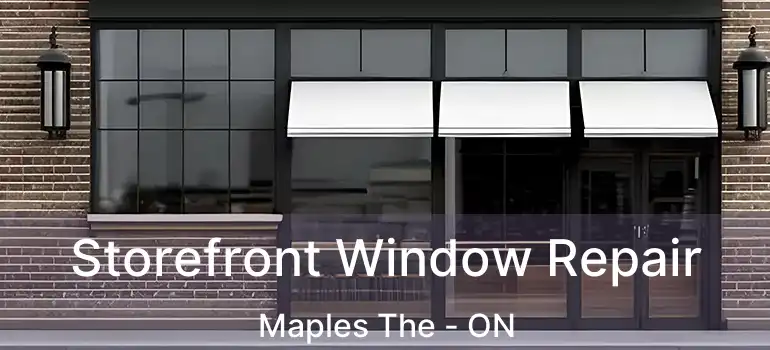  Storefront Window Repair Maples The - ON
