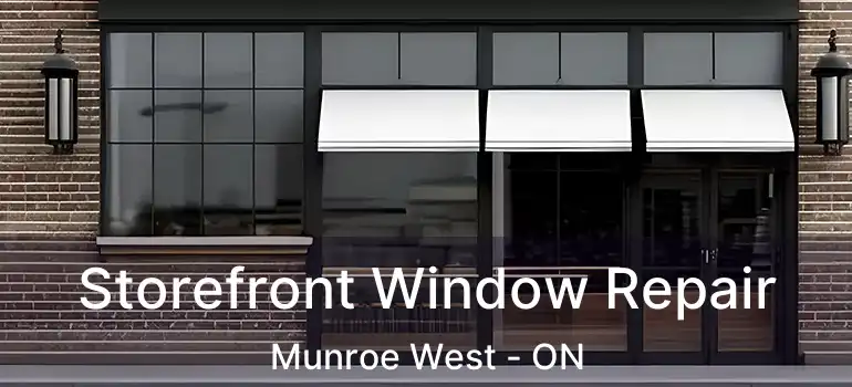  Storefront Window Repair Munroe West - ON