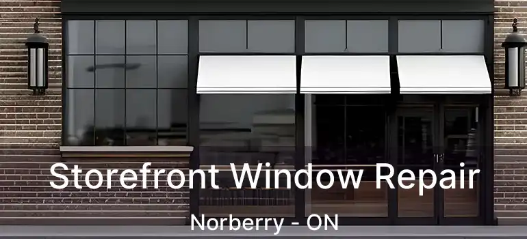  Storefront Window Repair Norberry - ON