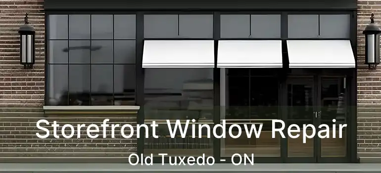  Storefront Window Repair Old Tuxedo - ON