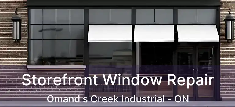  Storefront Window Repair Omand s Creek Industrial - ON