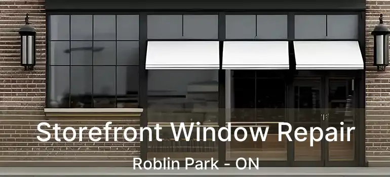  Storefront Window Repair Roblin Park - ON