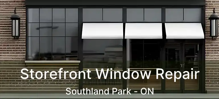 Storefront Window Repair Southland Park - ON