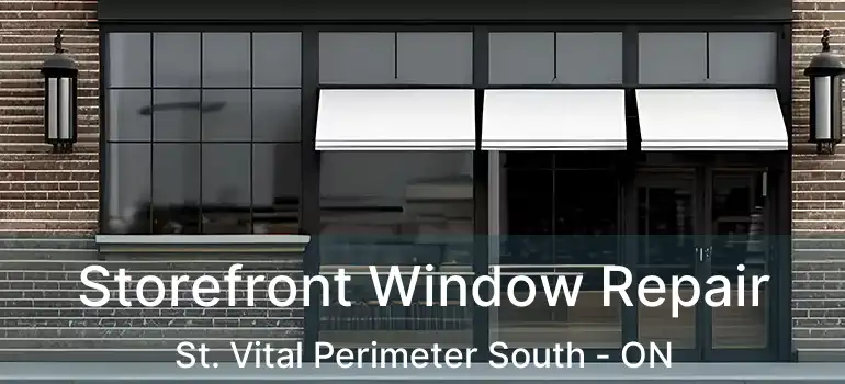  Storefront Window Repair St. Vital Perimeter South - ON