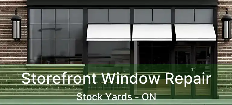  Storefront Window Repair Stock Yards - ON