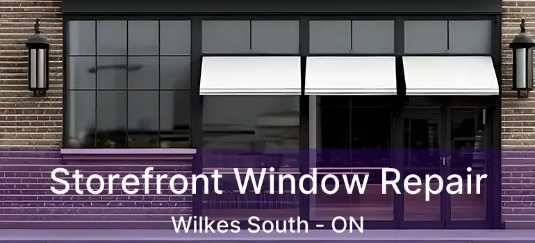  Storefront Window Repair Wilkes South - ON