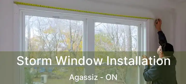  Storm Window Installation Agassiz - ON