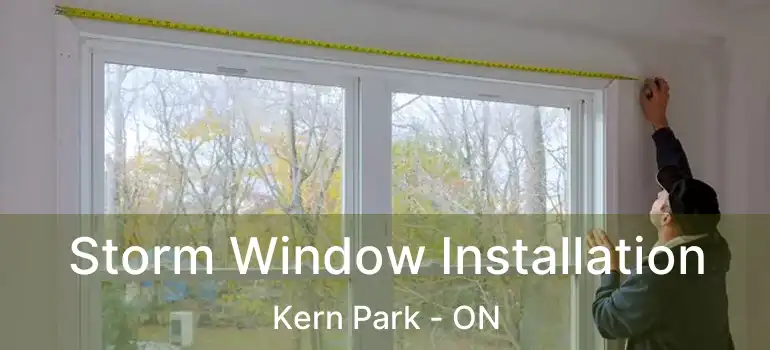  Storm Window Installation Kern Park - ON