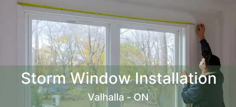  Storm Window Installation Valhalla - ON