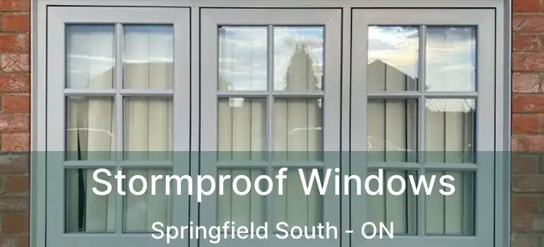  Stormproof Windows Springfield South - ON