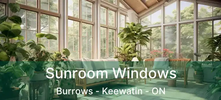  Sunroom Windows Burrows - Keewatin - ON