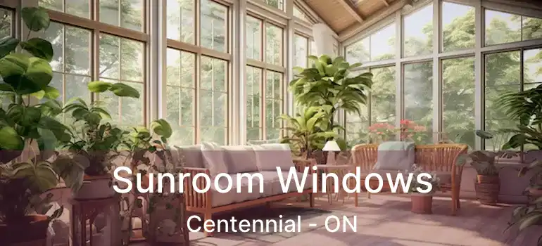  Sunroom Windows Centennial - ON