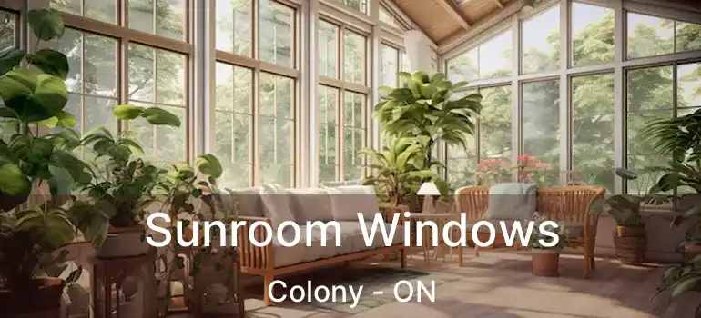  Sunroom Windows Colony - ON