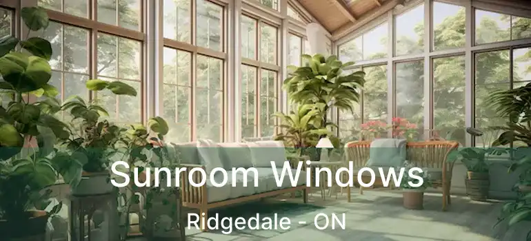  Sunroom Windows Ridgedale - ON