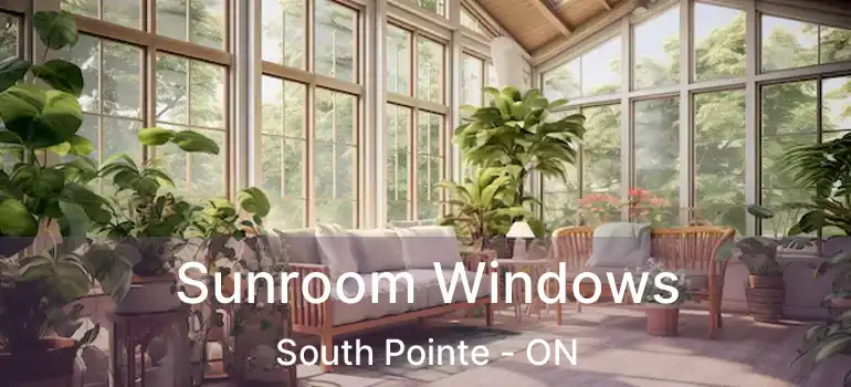  Sunroom Windows South Pointe - ON
