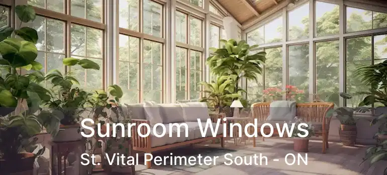  Sunroom Windows St. Vital Perimeter South - ON
