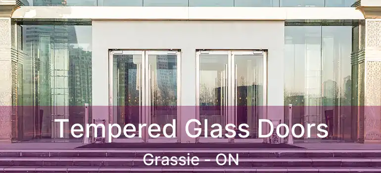  Tempered Glass Doors Grassie - ON
