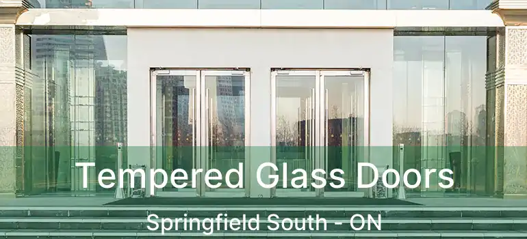  Tempered Glass Doors Springfield South - ON