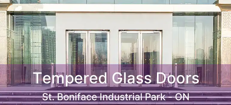  Tempered Glass Doors St. Boniface Industrial Park - ON