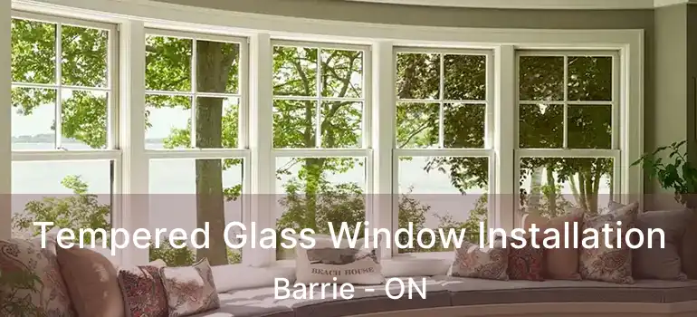  Tempered Glass Window Installation Barrie - ON