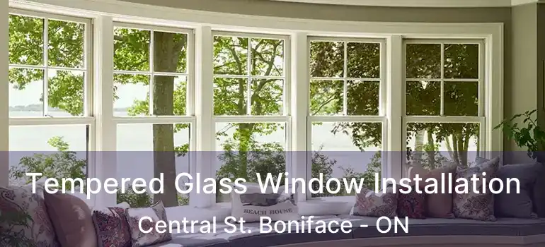  Tempered Glass Window Installation Central St. Boniface - ON