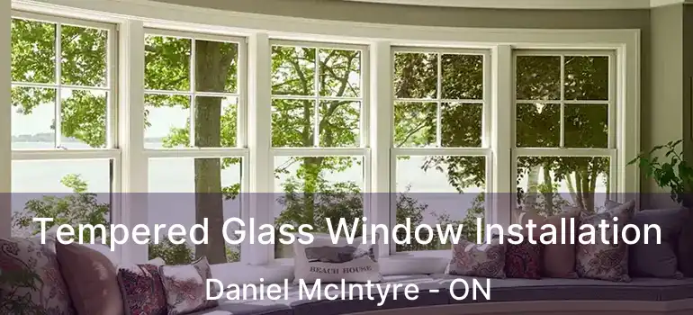 Tempered Glass Window Installation Daniel McIntyre - ON
