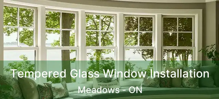  Tempered Glass Window Installation Meadows - ON