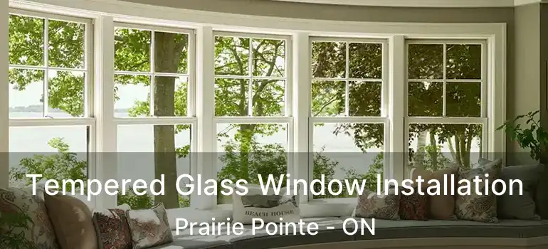  Tempered Glass Window Installation Prairie Pointe - ON
