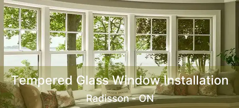  Tempered Glass Window Installation Radisson - ON