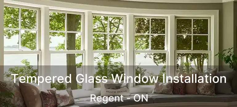  Tempered Glass Window Installation Regent - ON