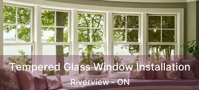  Tempered Glass Window Installation Riverview - ON