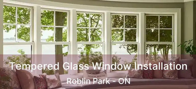  Tempered Glass Window Installation Roblin Park - ON