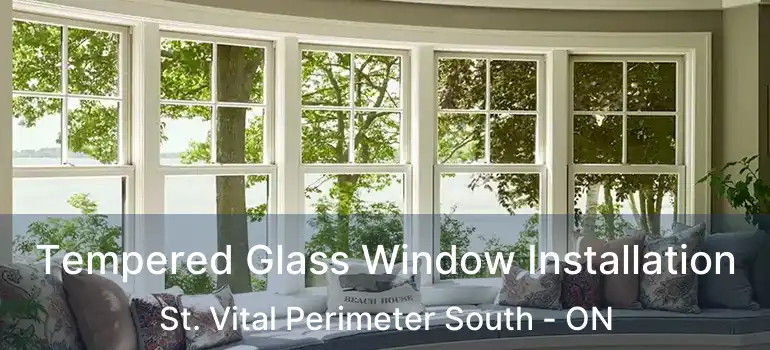  Tempered Glass Window Installation St. Vital Perimeter South - ON