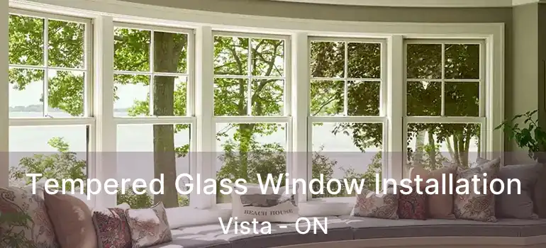  Tempered Glass Window Installation Vista - ON