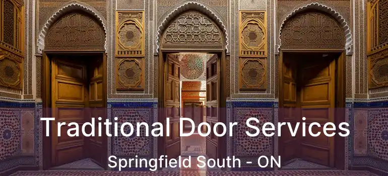  Traditional Door Services Springfield South - ON