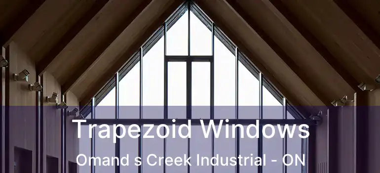  Trapezoid Windows Omand s Creek Industrial - ON