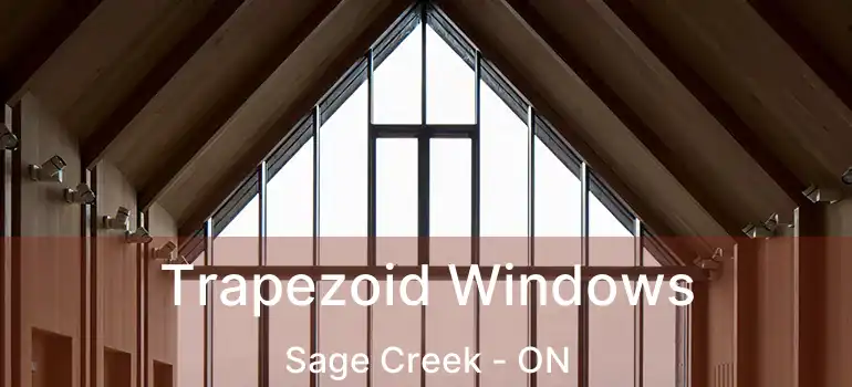  Trapezoid Windows Sage Creek - ON