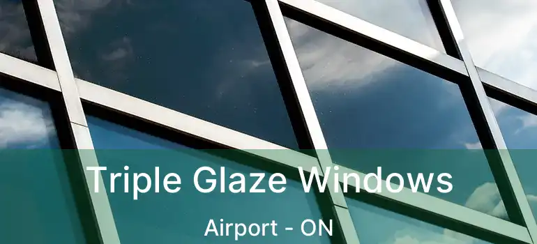  Triple Glaze Windows Airport - ON