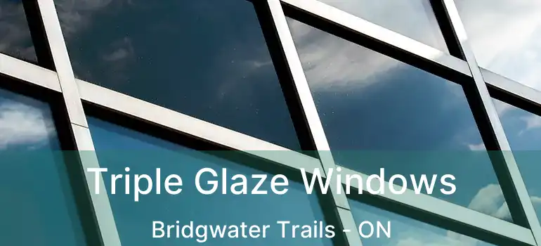  Triple Glaze Windows Bridgwater Trails - ON