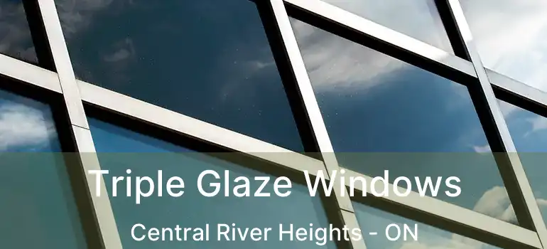  Triple Glaze Windows Central River Heights - ON