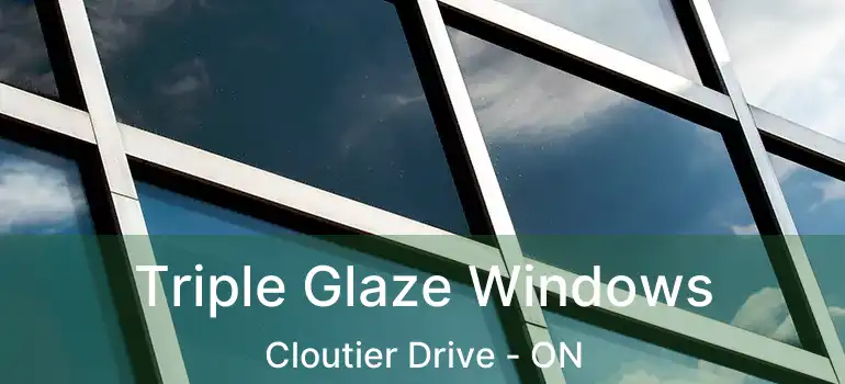  Triple Glaze Windows Cloutier Drive - ON