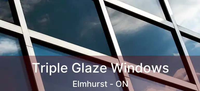  Triple Glaze Windows Elmhurst - ON