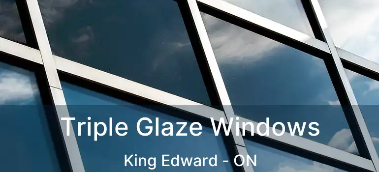  Triple Glaze Windows King Edward - ON