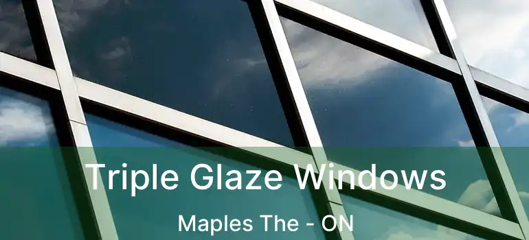  Triple Glaze Windows Maples The - ON